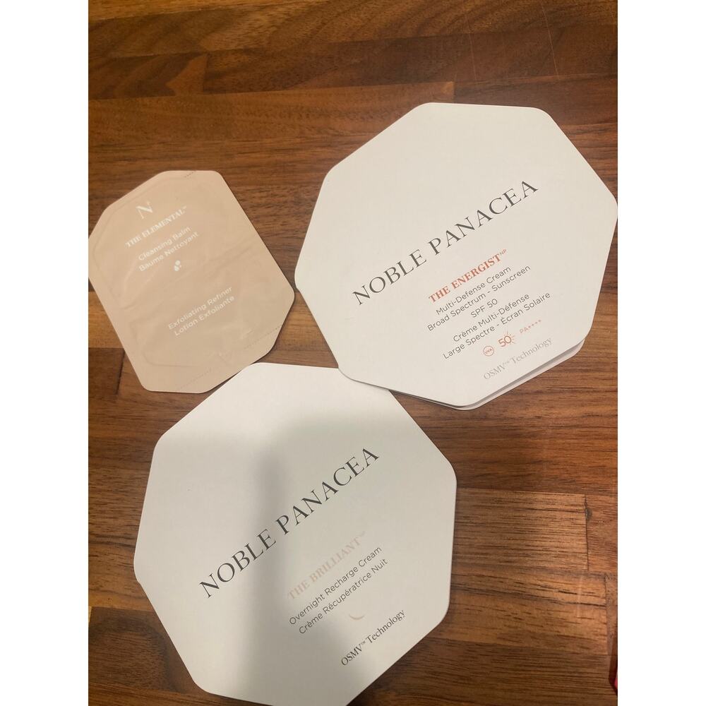 Nobel Panacea Samples Brilliant Overnight Recharge Multi-defense Cleansing Balm